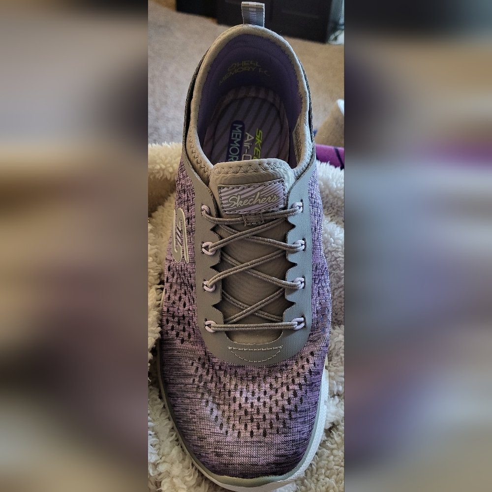 Skechers Air-Cooled memory foam slip on shoes